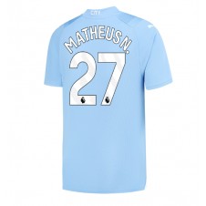 Manchester City Matheus Nunes #27 Hjemmedrakt 2023-24 Kortermet